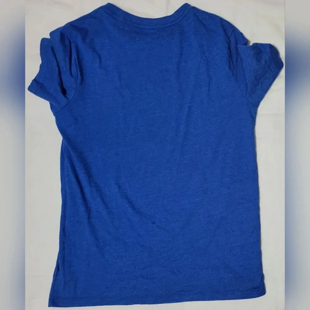 Old Navy Unisex Blue Green Kindness Peace Sign Short Sleeve‎ Tee Size XL 14-16